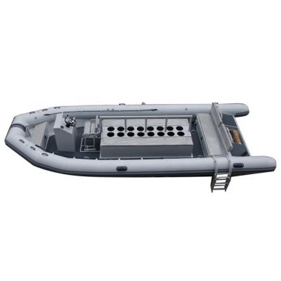 China Durable 25ft Rigid Aluminum Hull RHIB760 ORCA Hypalon/PVC Speed RIB Boats For Sale for sale