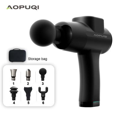 China Portable Rechargeable Handheld Deep Massage Gun Muscle Body Tissue Whole Body Massager Tool Suitable for Athletes for sale