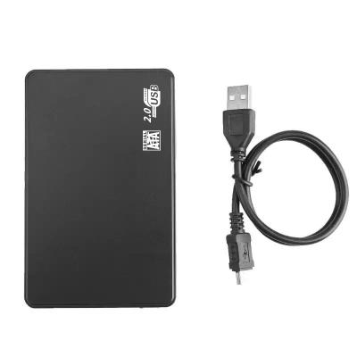 China Shockproof Hard Drives Box 2.5 Inch High Speed USB2.0 Shockproof Mobile External Hard Disk Case for sale