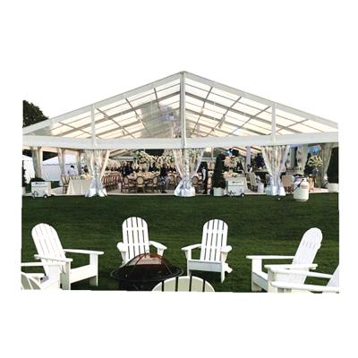 China Luxury Clear Aluminum Large Span Trade Show Marquee Party Event Wedding Transparent Tent One Series-331 for sale