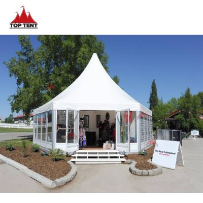 China Outdoor Event Clear 3x3/4x4 Span Pagoda Tent For Party Wedding Event Pagoda-11 for sale