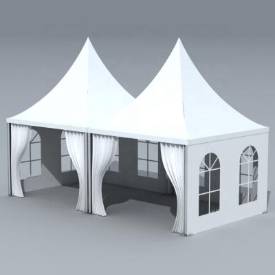 China Aluminum Frame 5x5 Meter Tenda Gazebo For Wedding Reception Pagoda-12 for sale