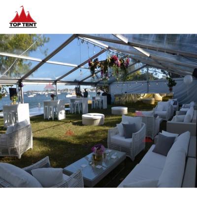 China 500 Seater Transparent Wedding Marquee Tents Used For Sale M020005 for sale
