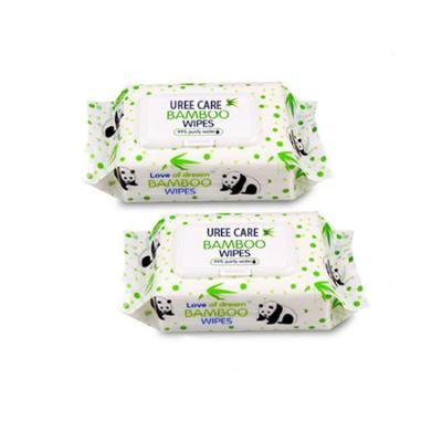 China Moisture Sensitive Newborn Baby Biodegradable Tasteless Bamboo Cloths And Nonwoven Material Makeup Remover Cleaning Wet Cloths for sale
