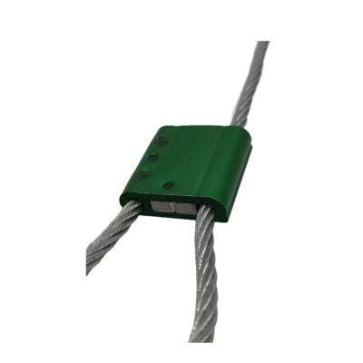 China Anti-theft security seal/single-use Good Quality Security Aluminum Seals Containers Aluminium Alloy Metal Wire Cable Seal For Container for sale