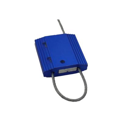 China Anti-theft security seal/single-use TZ-1.5B Steel Seals With Zinc Lock Aluminium Metal Wire Cable Seal For Container for sale