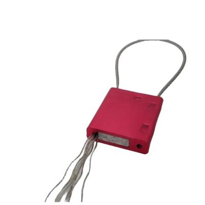 China Anti-theft security seal/single-use Factory Direct 1.5mm Container With Additional Lock Steel Body Cable Seal for sale