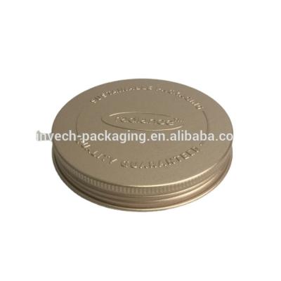 China Non Spill Anodized Aluminum Cap With Inner Plastic Cap , Metal Cap For Glass Bottle Plastic Jar for sale