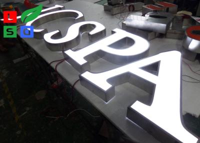 China 60mm Front Lit Letters 2835SMD 3d Led Acrylic Signage For Outdoor Shop Display for sale