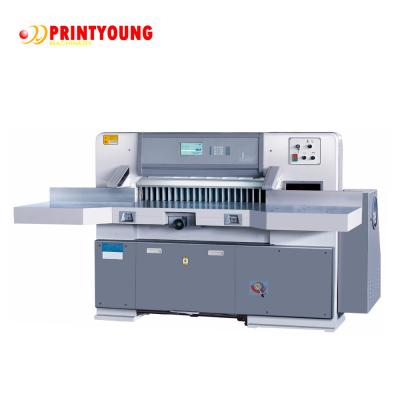 China Van de Cyclimin guillotine paper cutting machine van 4KW 45 de Microcomputercontrole Te koop