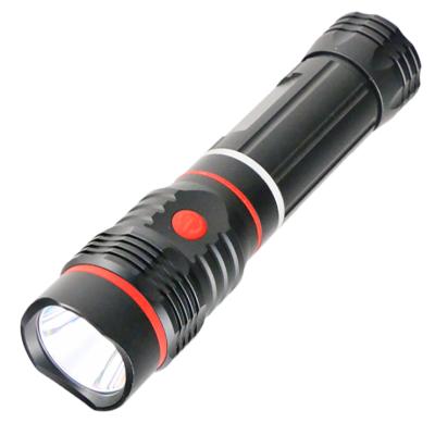 China 2022 New XPE 3W LED Plastic +3W COB Retractable LED Flashlight With Magnetic COB Work Light for sale