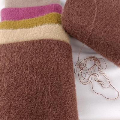 China 00,9cm 1,3cm 2,0cm 5,0cm 100% de hilo de plumas de nylon imitación de hilo de visón para tejer calcetines, suéteres, guantes en venta
