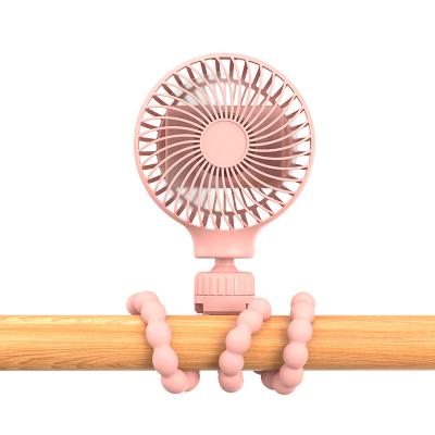 China Bendable Tripod Base For More Fan Mount Option New Design Fan 4 Speed 3000mAh Mini Fan USB Electric Rechargeable Handheld Tripod Octopus Portable Bendable Base for sale