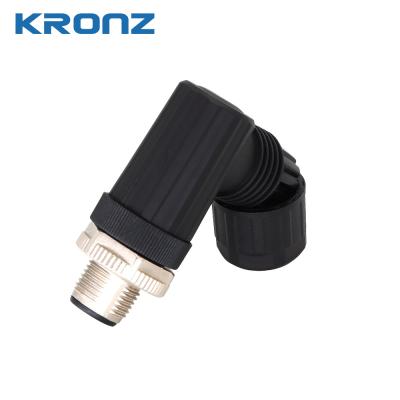 China M12 Sensor Connector 4 Pin Plug de aviação 250V Conectores circulares angulares Resistência ≤5mΩ à venda