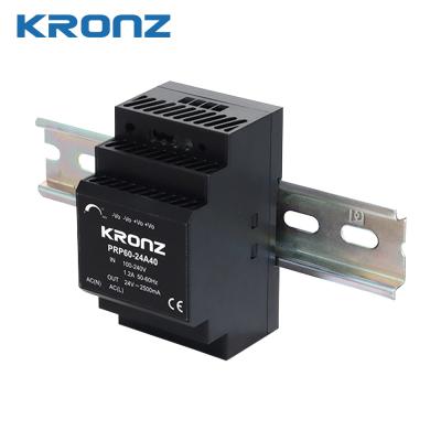 Cina Alimentatore Industriale con Potenza di 60W, Montaggio su Guida DIN, 4.9-5.5V ADJ, Alloggiamento in Plastica in vendita