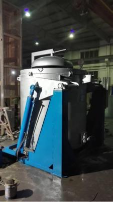 China Fixed electromagnetic melting crucible furnace, for sale