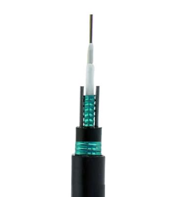 Chine Cable à fibre optique extérieur GYXTW 53 Cable à fibre optique 2-12 Cable à fibre optique blindé mono-mode à vendre