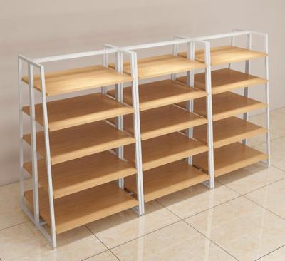 China Calidad modificada para requisitos particulares metal de 5 capas y exhibiciones permanentes de madera para la tienda al por menor en venta