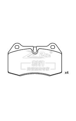 China BMW 728/E38 Voorste keramische remplaatjes D639 34116761249 bmw remplaat Te koop