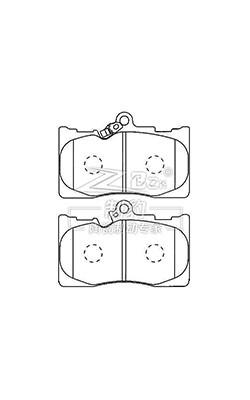 China New Lexus IS350/ Lexus Gs 350 Front Brake Pads Ceramic D1118 04465-30410 for sale