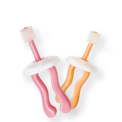 China For Home Use Wholesale 360 Degree Children Shaping Soft Toothbrush Infant Toothbrush Baby Bristle Oral Care for sale