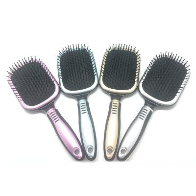 China Cushion Custom Hair Brushes Wholesale 360 Curl Girl Folding Hair Brush With Round Mirror for sale