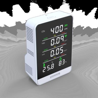 China Air7 Pro Smart Air Quality Monitor CO2+TVOC+HCHO+Temperature And Humidity for sale