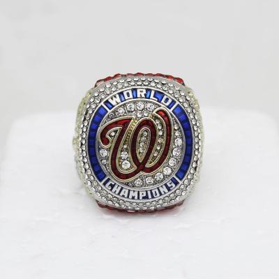 China 2020 New Arrival High Quality Fashionable Nice Double Jewelry Sports Alloy Washington National Team MLB Plating Championship Ring for sale