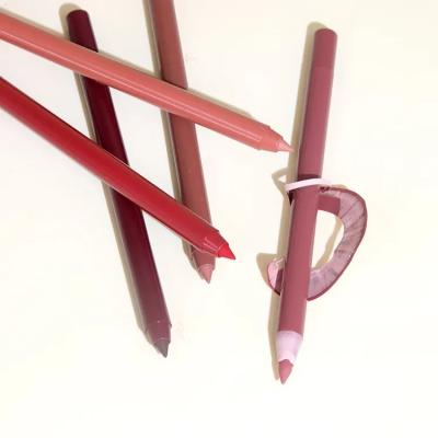 China Waterproof Custom Logo OEM Lip Liner And Eyeliner Stick Easy To Draw Creamy Lip Liner Pencil Vendor Waterproof Lip Liner For Girl for sale