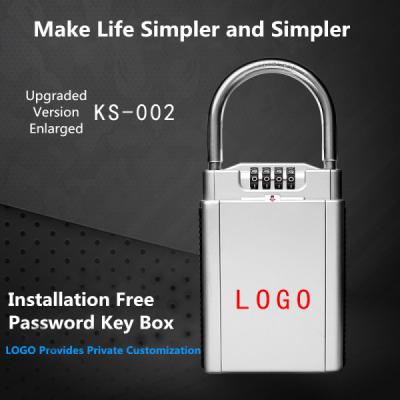 China Large Metal Combination Key Box For Car Keys / Bank Cards / Identity Cards Storage for sale