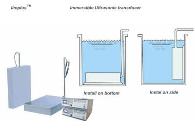 Chine Boîte ultrasonique immersive submersible détachable de transducteur de Limplus avec le tube du téflon 28kHz à vendre