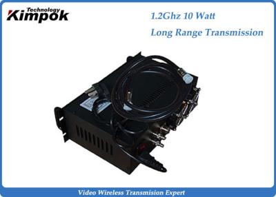Chine Transmission visuelle de radio de surveillance de télévision en circuit fermé de l'émetteur 10W de Hd de long terme à C.A. 220V à vendre