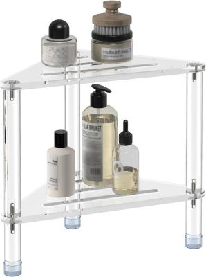 Chine Table de coin en acrylique transparent détachable sur mesure Tabouret de douche pour salle de bain à vendre