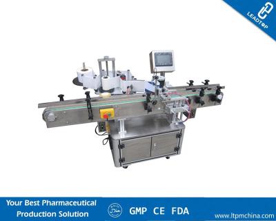 China Ss304 Zilveren Automatische Etiketteringsmachine Vlakke Fles 2200mm Te koop