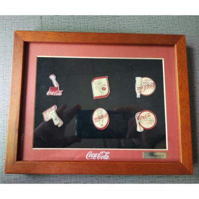 China Custom Modern Simplicity Solid Wood Coin Commemorative Badge Opens Shadow Box Wooden Photo Frame for sale