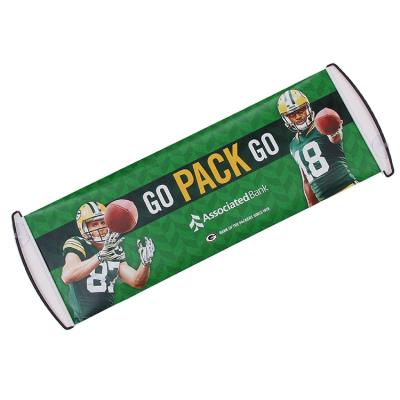 China Health Care Institute Health Care Institutes Customized Promotional Hand Held Scrolling Banner Advertising Hand Retractable Banner Fans Hand Cheering Banner for sale