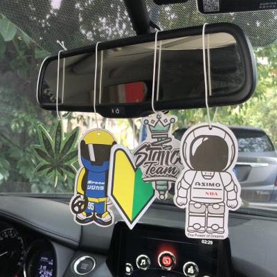 China New China-chic New Customized China-chic Logo Size Hanging Human Shape Car Freshener, New Fresh Car Fresheners, Refresh Car Air Freshener Paper Air Freshener for sale