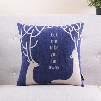China Folded Logo Cushion Cover Home Decor Custom Printing Folded Factory Customized Square Pillow Case Tile Hot Sale Cover for sale