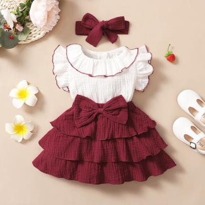 China Princess Style 3 Pcs Washable Tutu With Headband Dress Up Set For Babies Toddler Wearing For Newborn Girls for sale