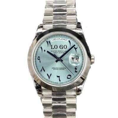 China Quality Full Classic Calendar 5A Luxury Watches Double Calendar Ice Blue Dial 3235 Automatic Mechanical Movement Mechanical Watches For Men for sale