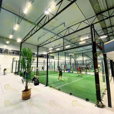 China EXITO Best Selling Padel Tennis Court Panoramic Style Outdoor Sports Padel Playgrounds EX-002 for sale