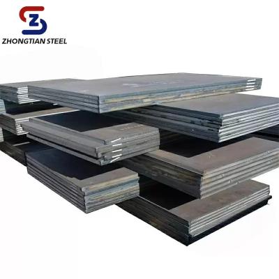 China Chapa de acero galvanizada Q235 Q235B Q345 St37 St42 de carbono para la construcción en venta
