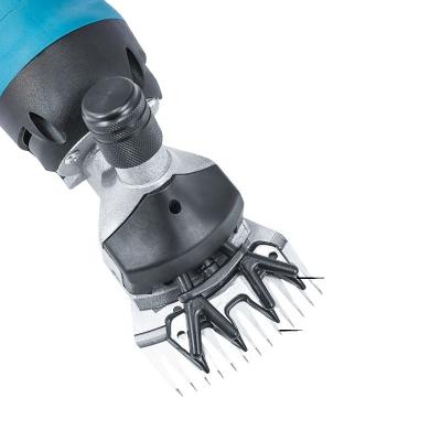 China Best Price Spiral Handle Non-slip Pattern Electric Sheep Shears Grooming Clippers Sheep Clipper 6 Speed 220v Professional Animal Sheep Wool Shears for sale