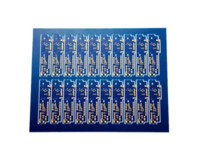 China PCB van de de Raads Intelligente Veiligheid van PCB van PCB Hoge TG 3mil van de douane Snelle Draai Blauwe Te koop