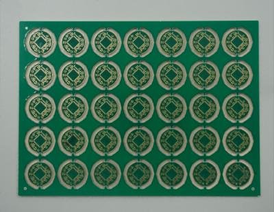 China 2L Rogers Circuit Board RO4003C Material 1.6mm 1OZ Edge Plating Green Soldermask EING en venta