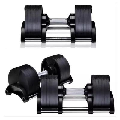 China Good Place New Arrival High Quality Rubber Covered Adjustable Dumbbell Equipment Cheap Dumbbell On Sale for sale