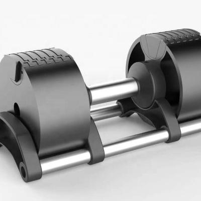China Durable OEM Standard Fitness Equipment Adjustable Dumbbell For Bodybuilding Custom Dumbbell Adjustable for sale