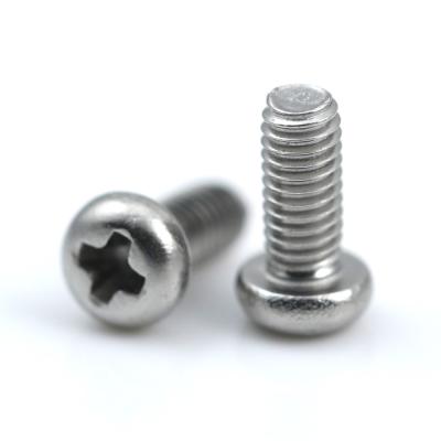 China A2-70 Stainless Steel M1.7 Phillips Pan Head Precision Screw for Electronics Applications for sale