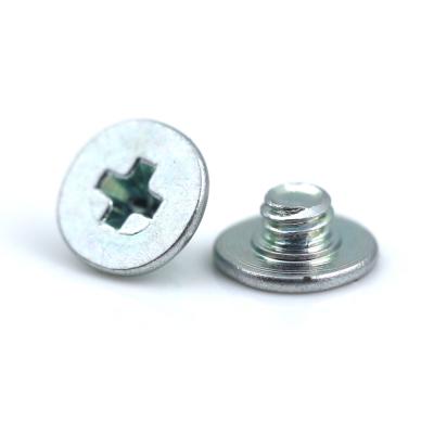 China Zinc Plated M1.7 Phillips Flat Head Micro Screw – 1.7mm Length for Electronics/Optical Devices for sale