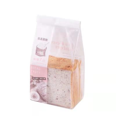 China Bread Paper Bag Disposable Rolled Cookies Cupcake Baking Transparent Self Sealing Sliced Bag for sale